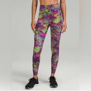 Lululemon Wunder Train High-Rise Tight 25", color ‘Vivid Floral Tone Multi’, 12